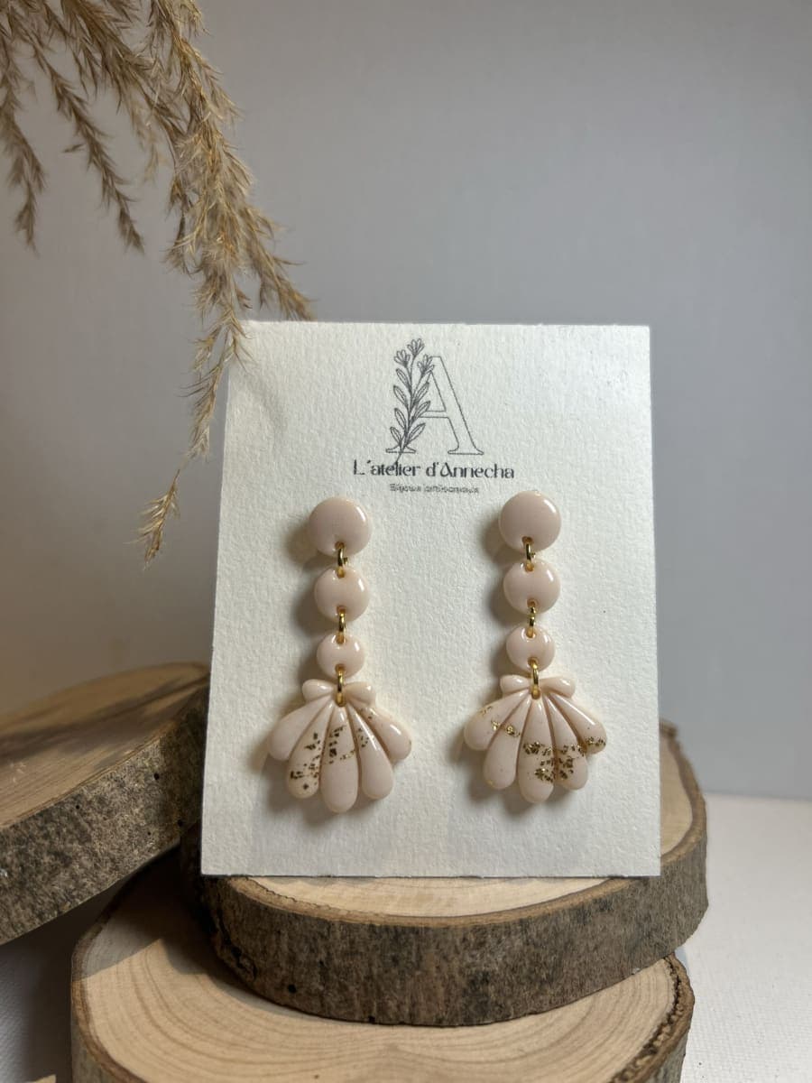 Boucles d'oreilles Goutte Colorée