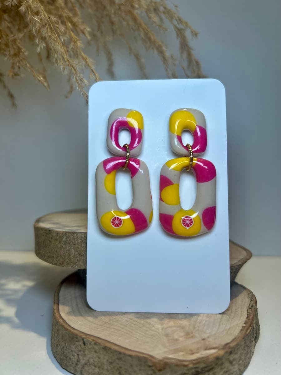 Boucles d’oreilles Maillon Acidulé